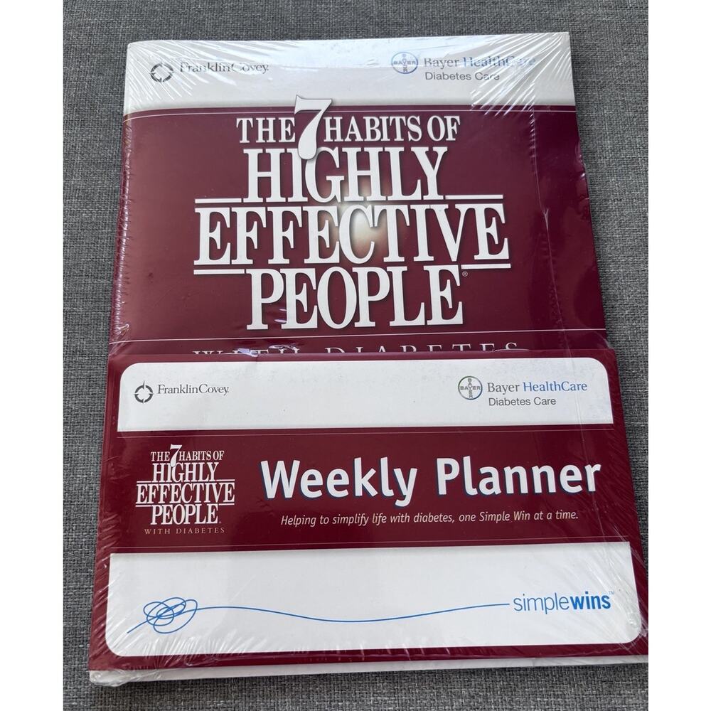 New Sealed Franklin Covey 7 Habits of Highly Effective People Weekly Planner